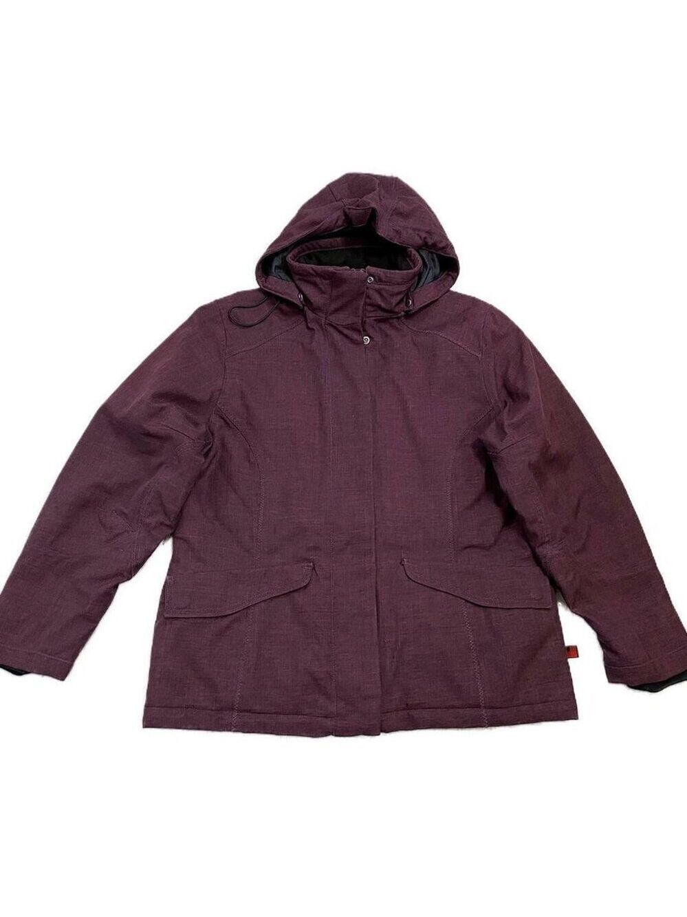 Woolrich Jacket Parka Designer Womens Wineberry Weatherproof Coat - Womens M